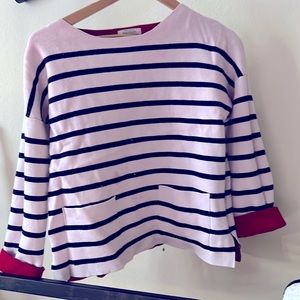 Striped sweater girl